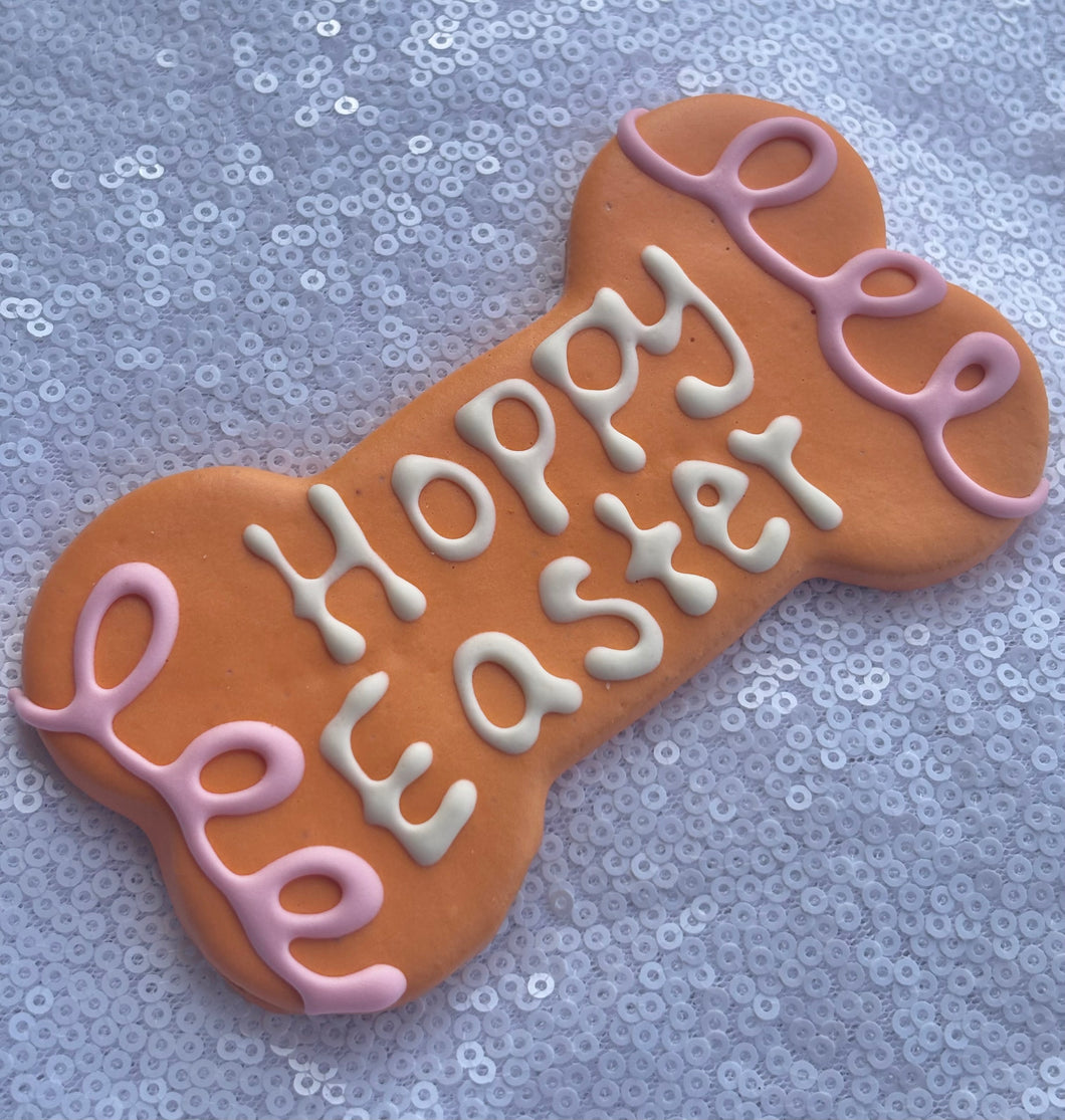 Hoppy Easter - Bone Cookie
